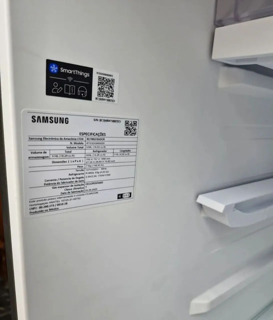Oferta Geladeira SANSUNG pouco uso. - Foto 5
