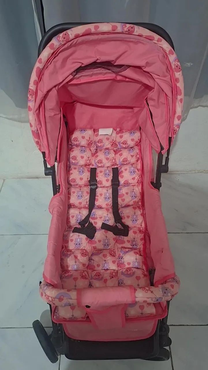 Vendo Berço e Carrinho de Bebê Menina - Foto 5