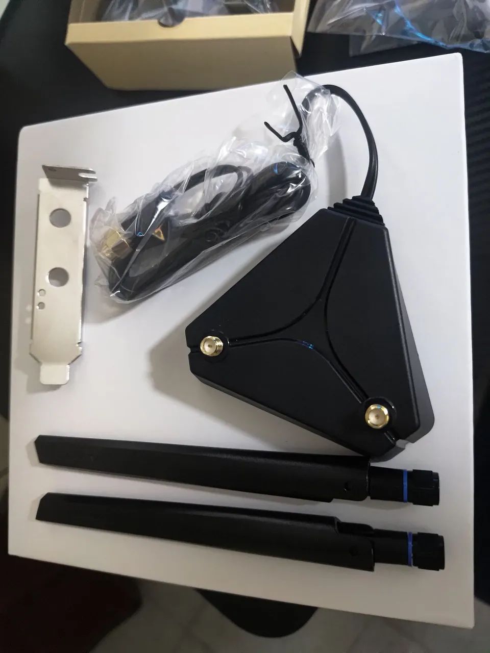 Adaptador Wi-Fi 7 FENVI QCNCM865 PCIE BT5.4 até 5.8Gbps Tri-band com Qualcomm para Win11 - Foto 4