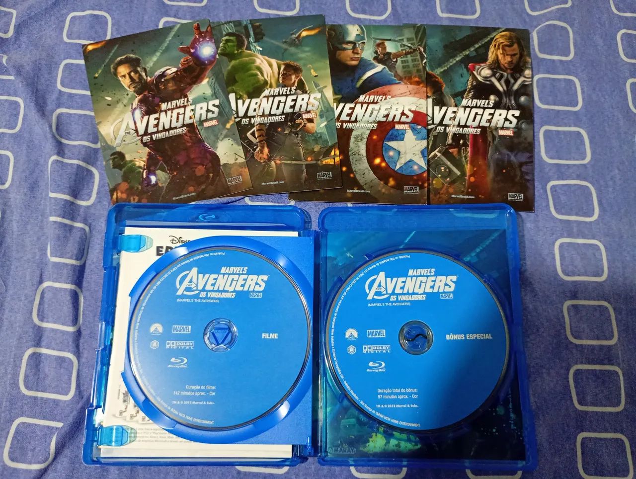 Blu-ray Vingadores+lata+cards - Foto 2
