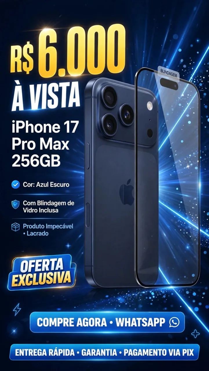 Celular iPhone 17 pro max 