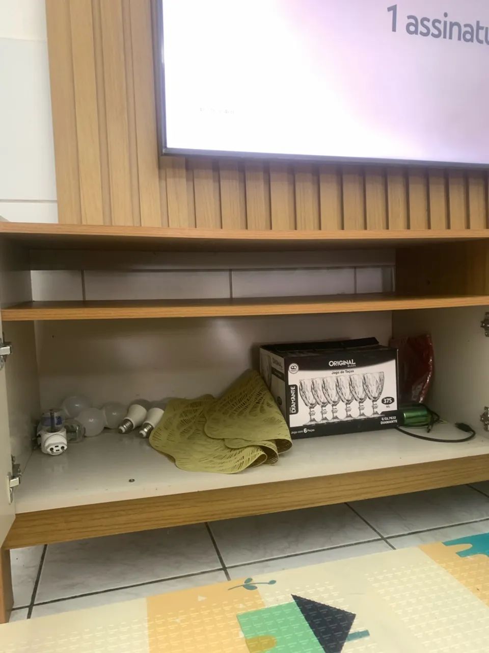 Rack e Painel em MDF Ripado - Foto 3