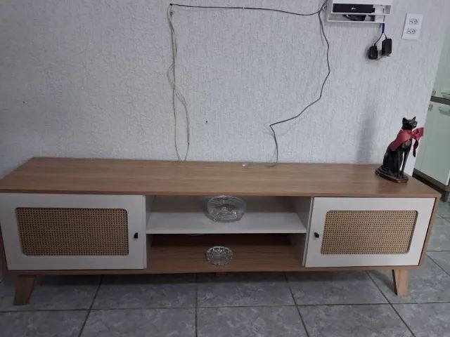 Rack retrô em MDF e MDP 180cm - Foto 2