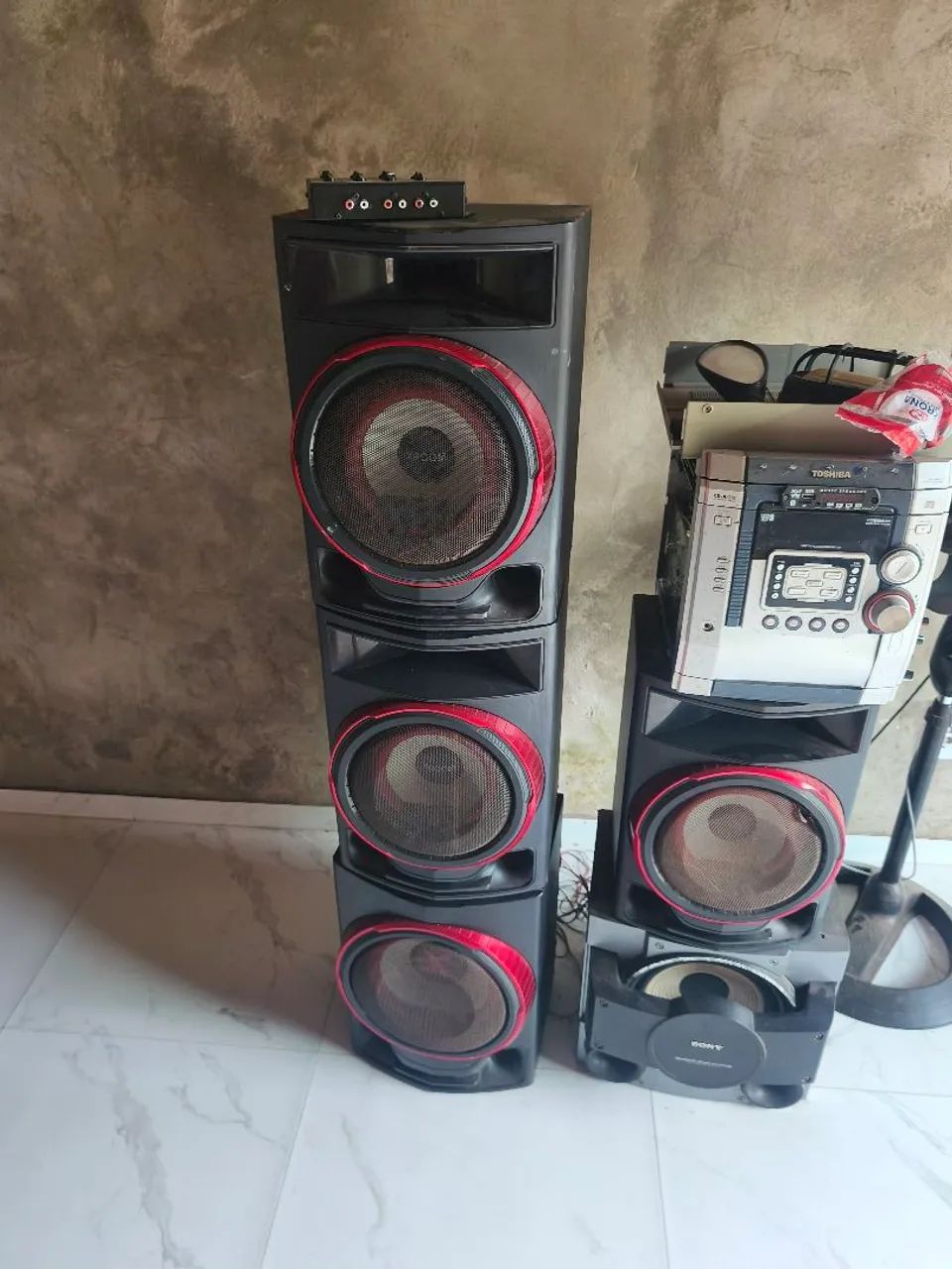 Caixas da LG x boom e uma da sony - Foto 4