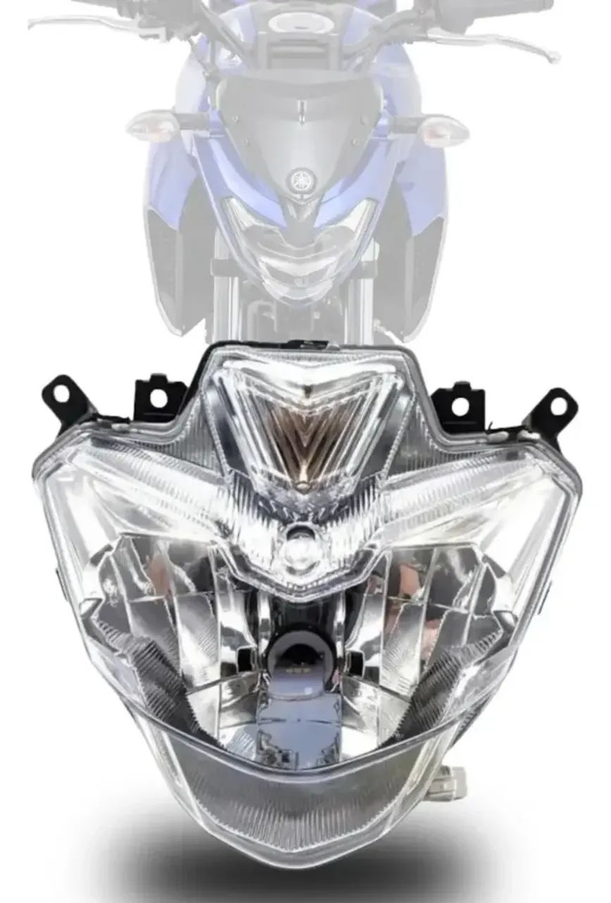 FAROL BLOCO OPTICO FZ25 18-21 FULL LED CRISTAL SMARTFOX