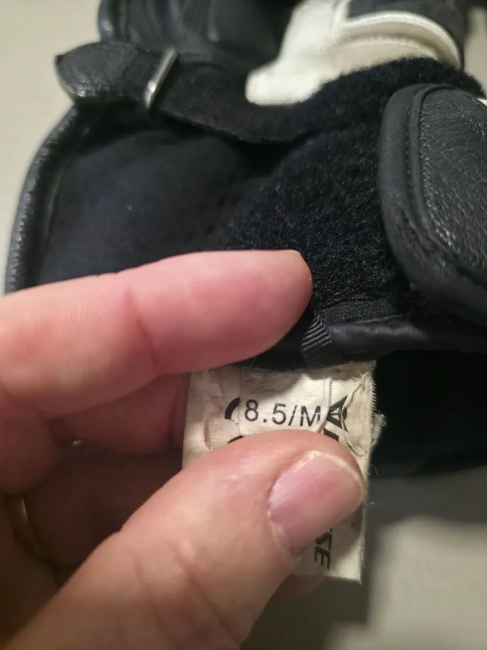 Luvas Dainese motocicleta de couro - Foto 4