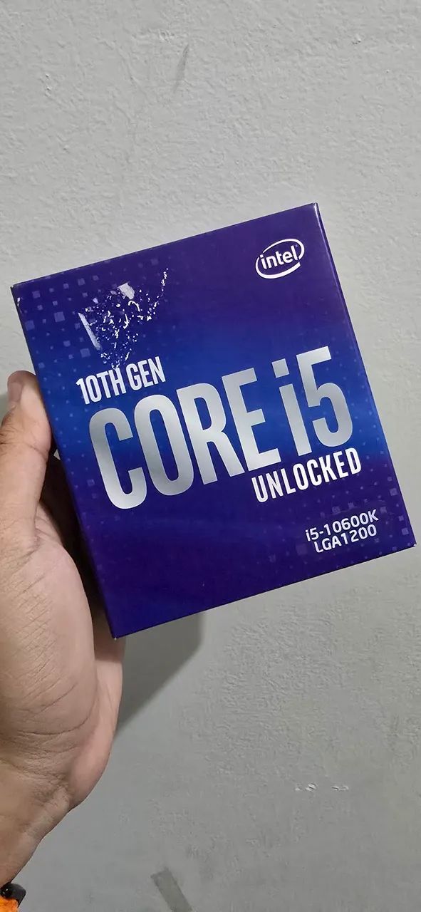 Processador Intel i5 10600k lacrado