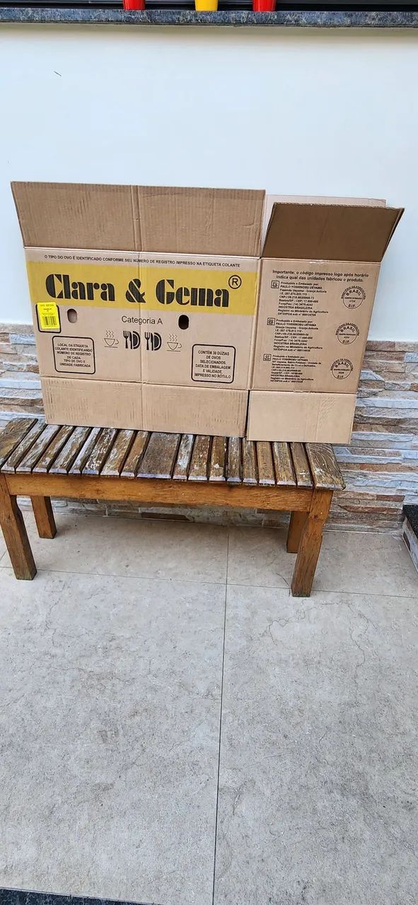 Caixa de papelão... caixa de ovos. - Foto 2
