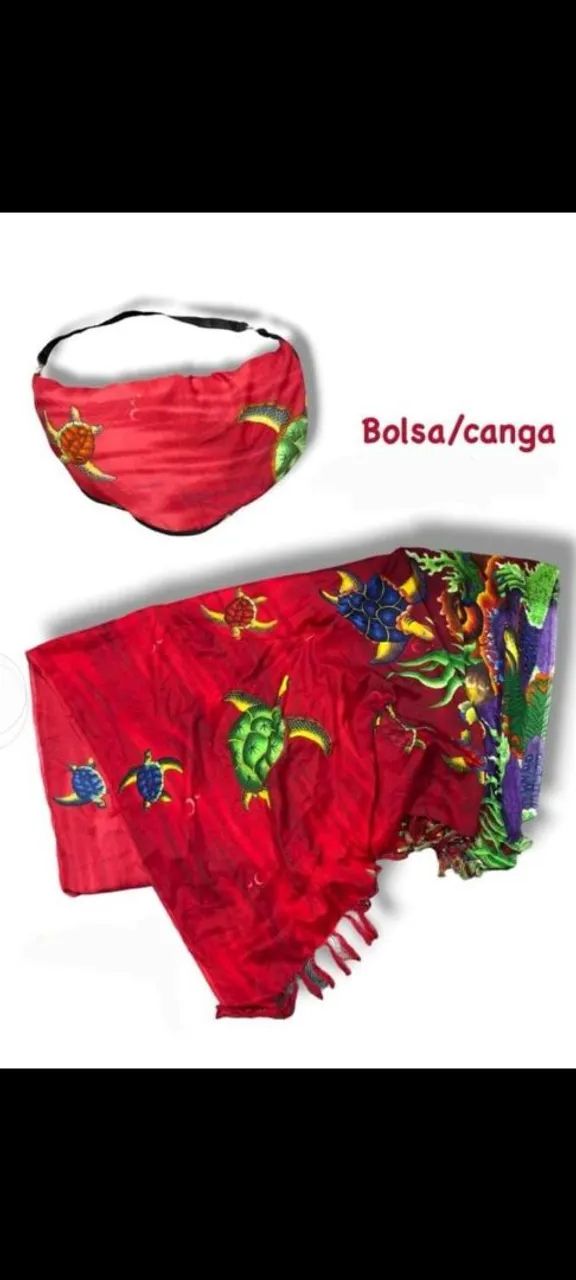 Bolsa canga colorida 