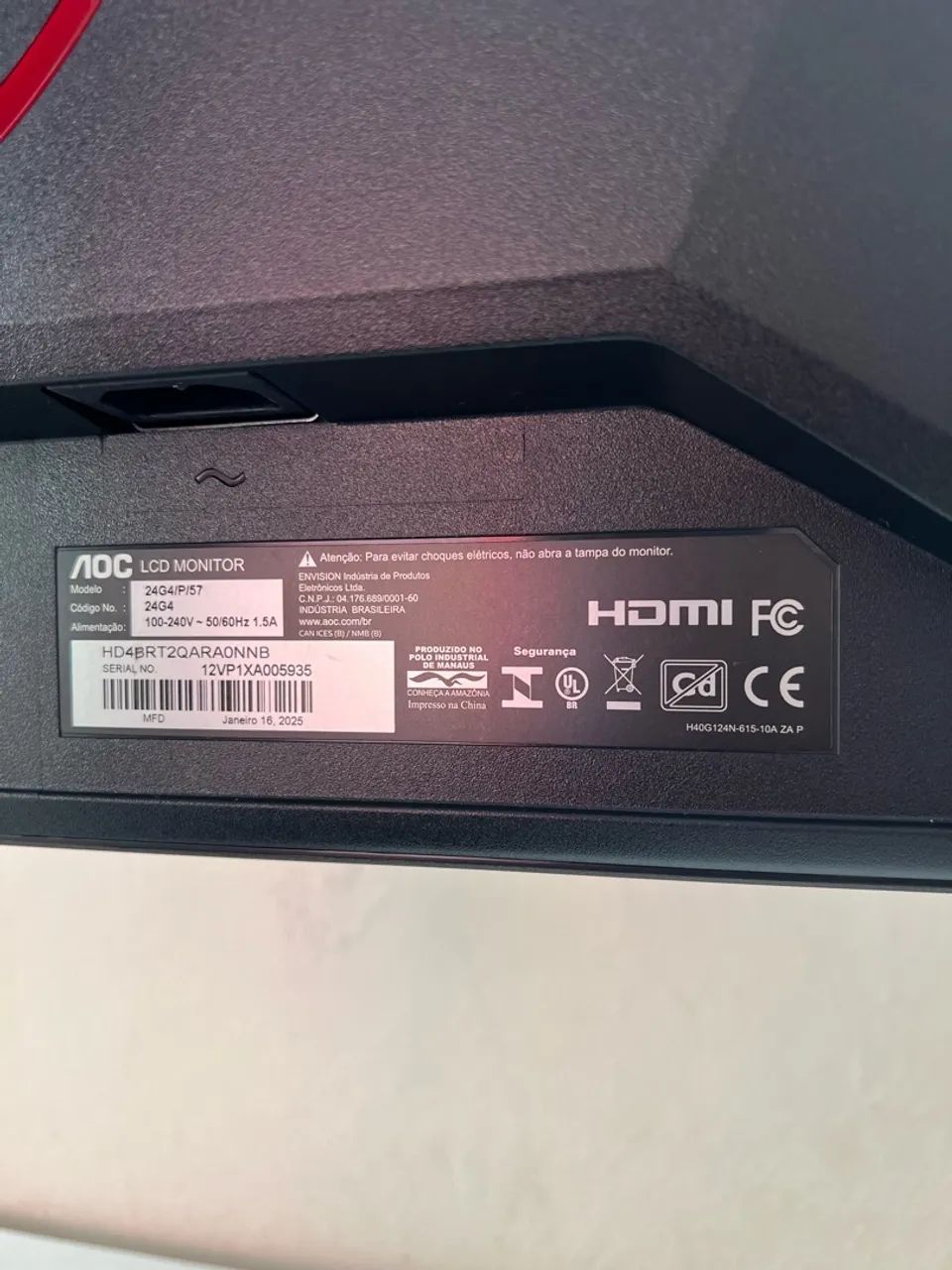 Monitor AOC Gaming 24G4P  - Foto 5