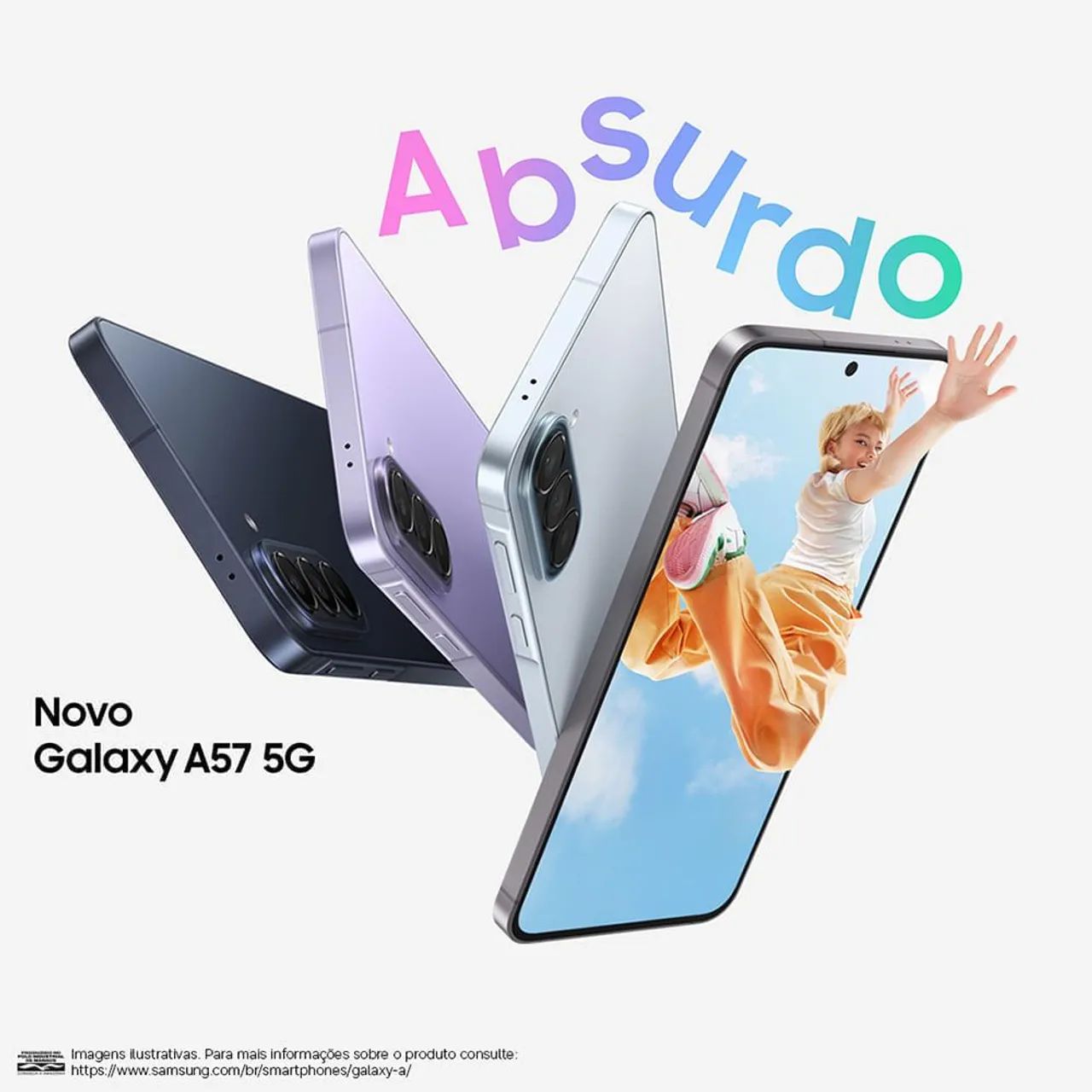 Celular  Samsung A57 5G 128GB e 8GBde ram Lacrado  - Foto 4