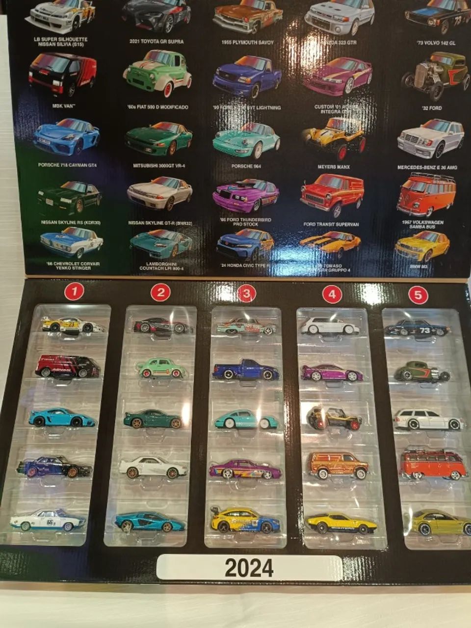 Hot Wheels Boulevard 2024 pack com 25 carrinhos