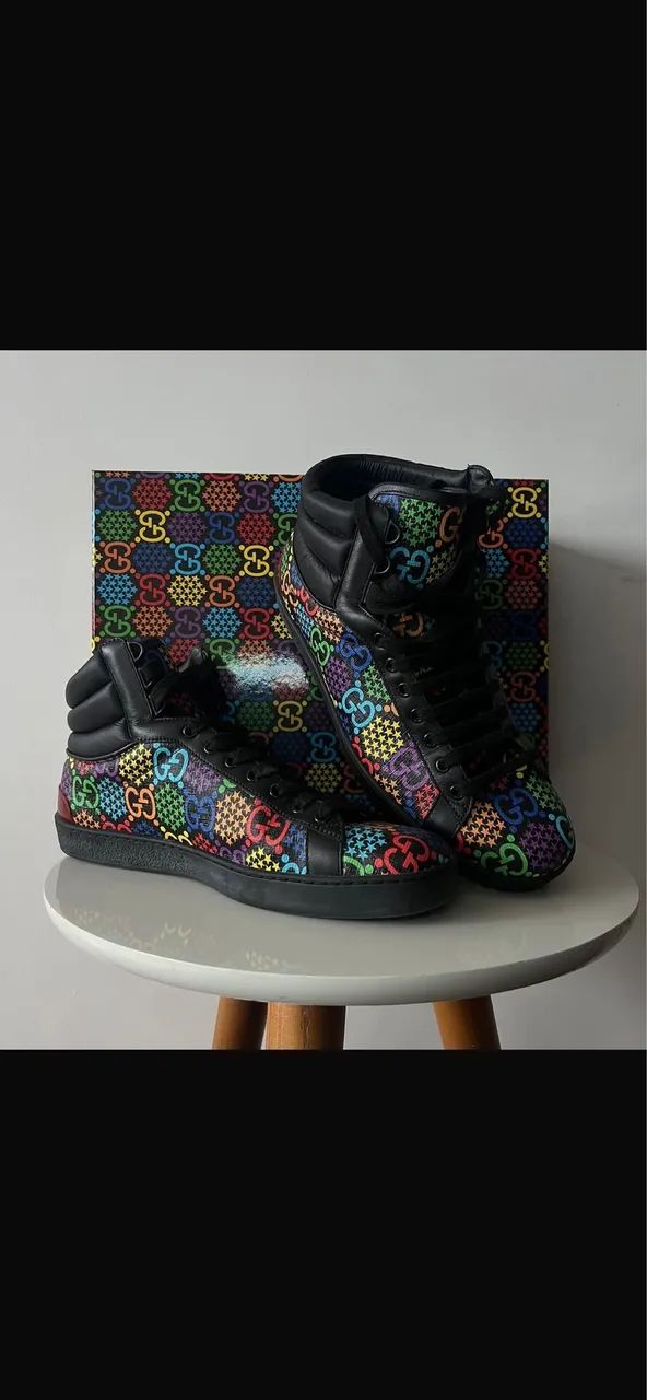 Gucci tênis colorido - Foto 2