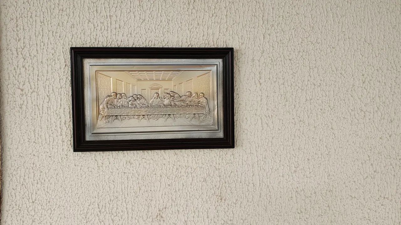  santa ceia  quadro  - Foto 2