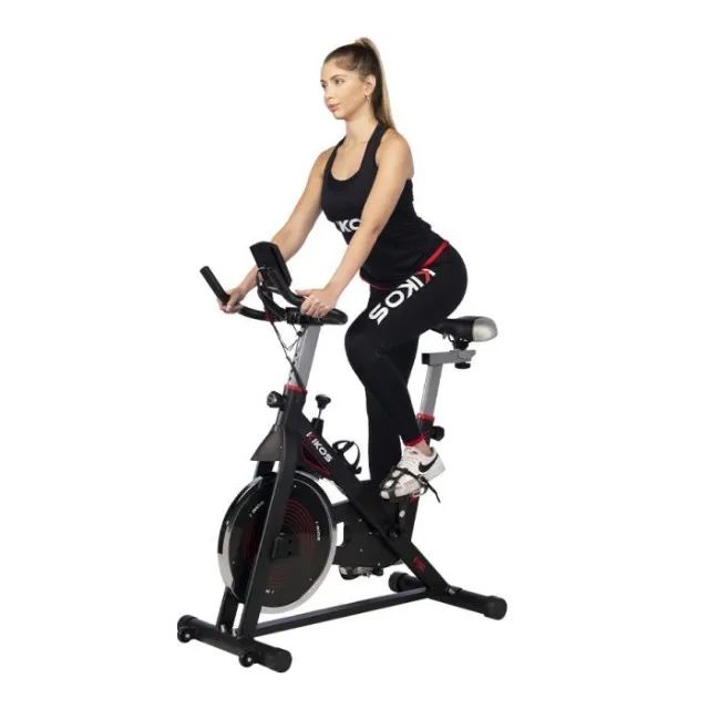 Bicicleta Spinning Kikos F5I Roda de Inércia 10Kg - Foto 3