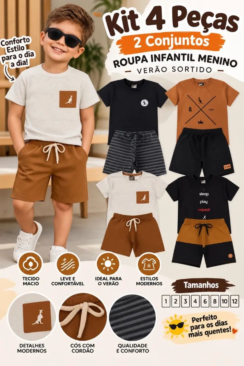 Kit 4 peças