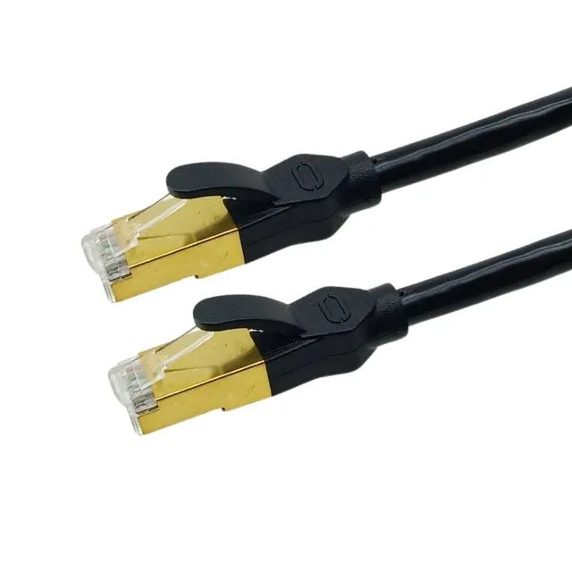 Cabo de Rede CAT8 2 Metros 40gbps Tomate  - Foto 2