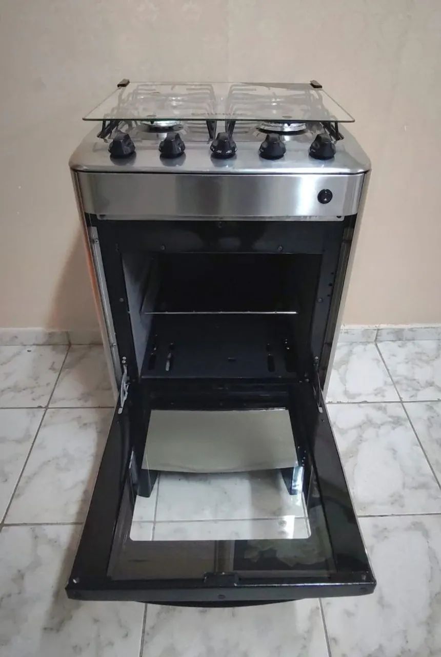 VENDO FOGÃO DE 4 BOCAS FRENTE INOX  - Foto 2