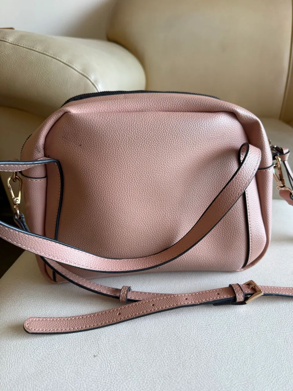 Bolsa Arezzo cor Nude Rosado - Foto 5