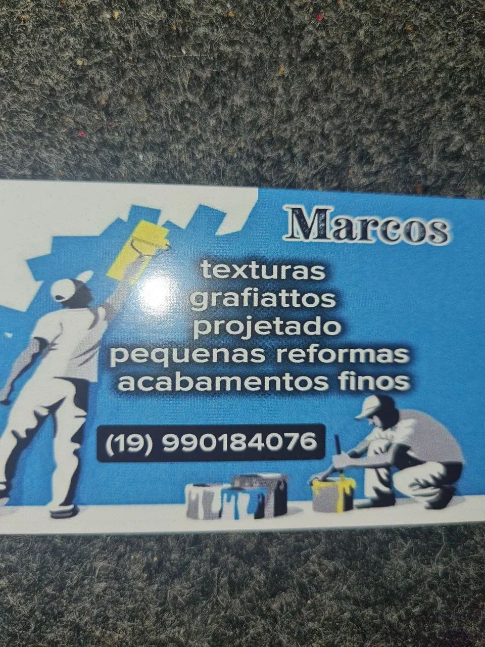 Pinturas reformas pequenas grafiattos projetado texturas 