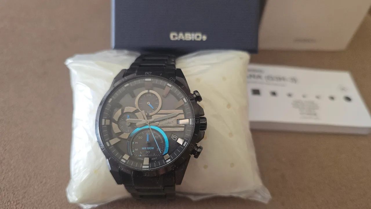 Vendo relógio Casio Edifício Solar EQS-940DC - Foto 2