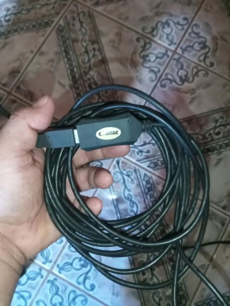 Cabo Extensor Usb 2.0 5metros Amplificador De Sinal Comtac - Foto 3