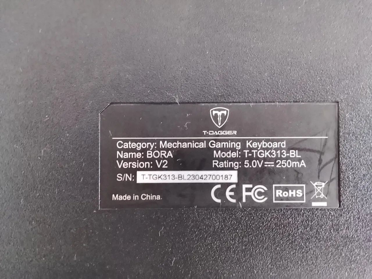 TECLADO T-Dagger Bora V2 (Modelo: T-TGK313-BL) - Foto 2