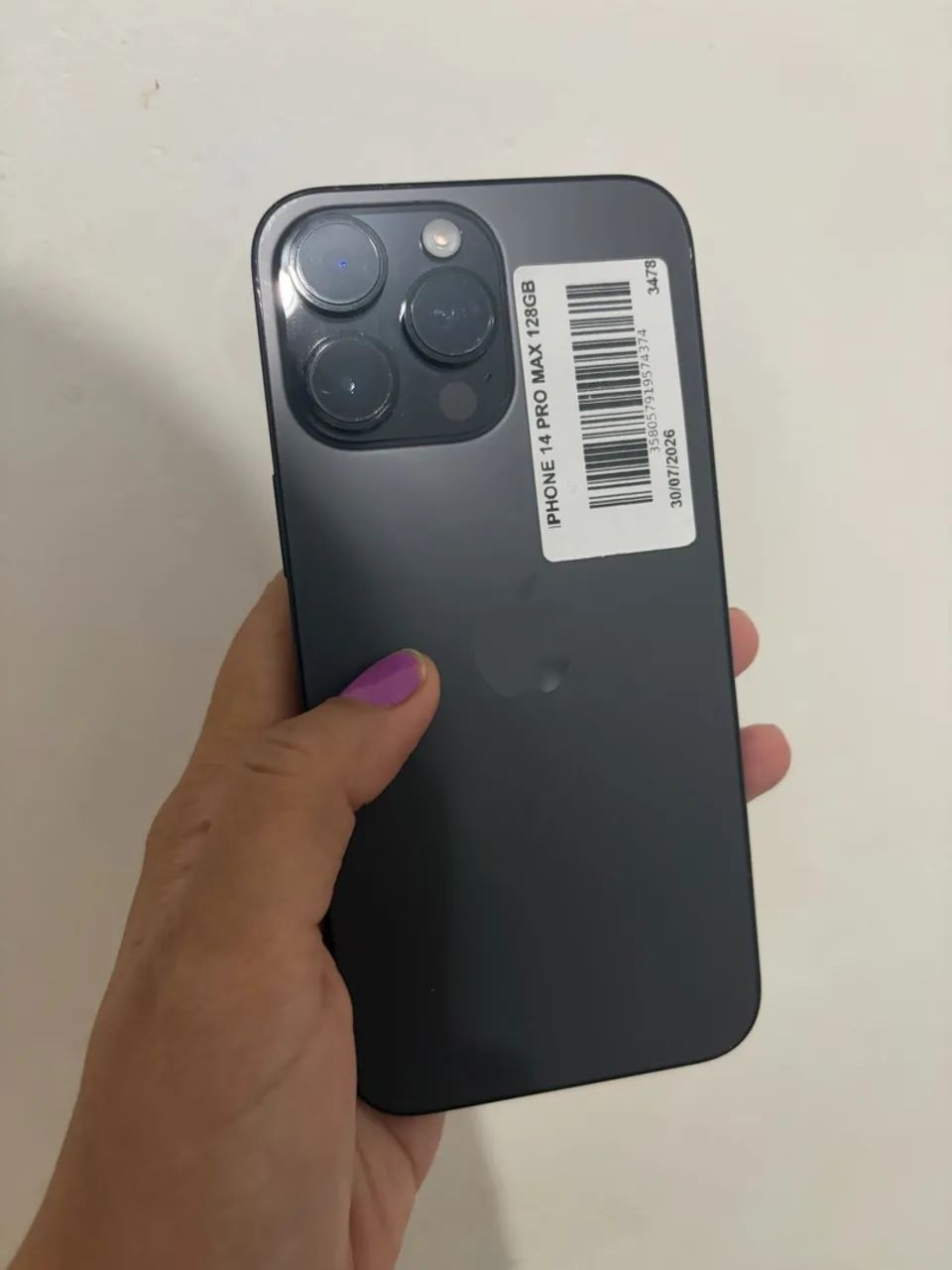 iPhone 14 Pro Max com bateria 93 e 128gb