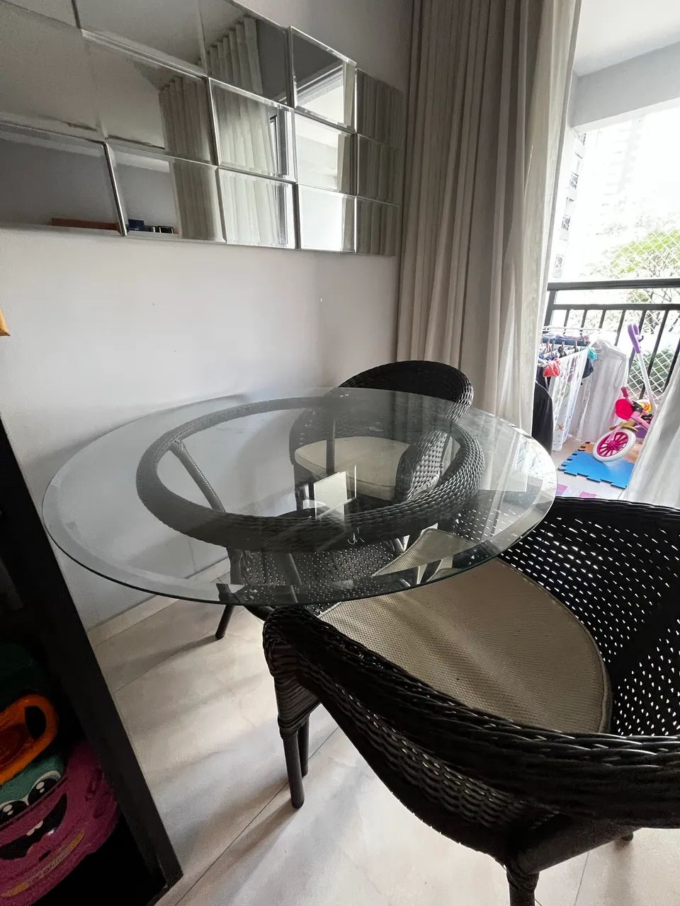 Conjunto mesa e cadeira para varanda piscina  - Foto 4