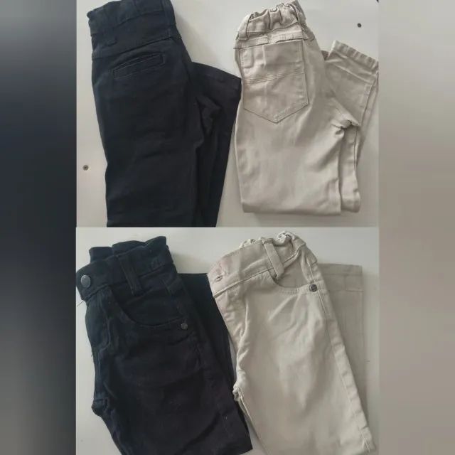 Combo calça infantil em sarja