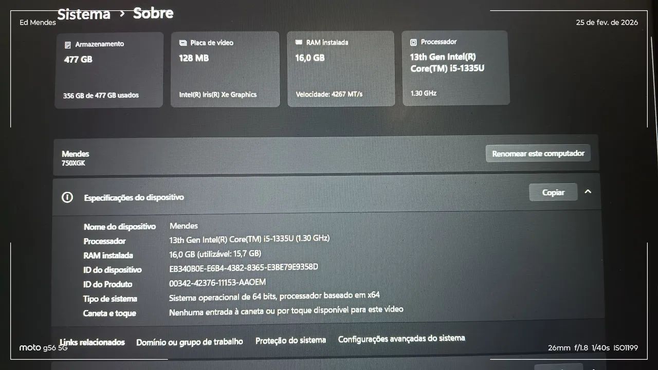 Galaxy Book4 2025 com NF, 10 núcleos 16GB - Foto 4