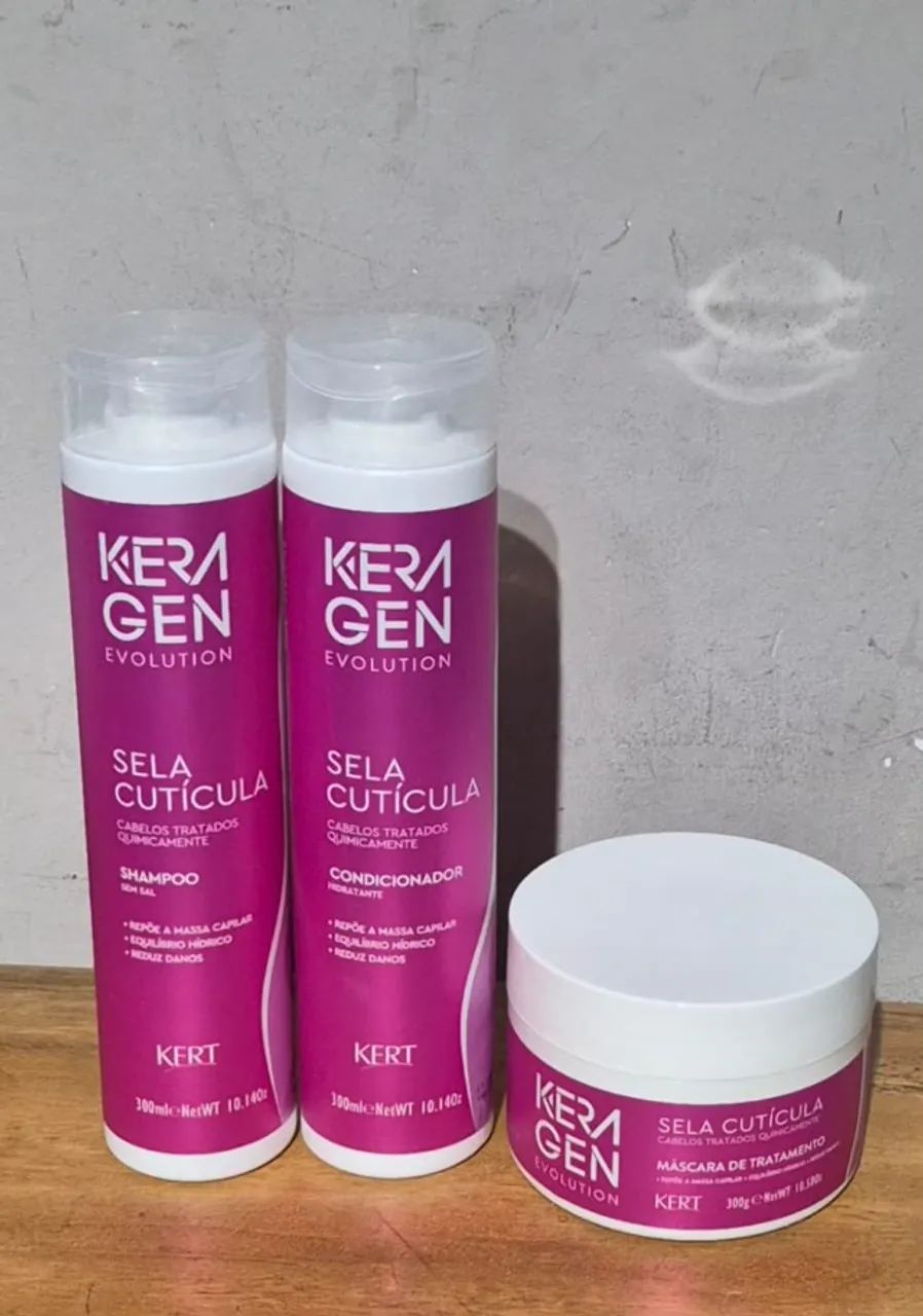Kit shampoo+condicionador+mascara