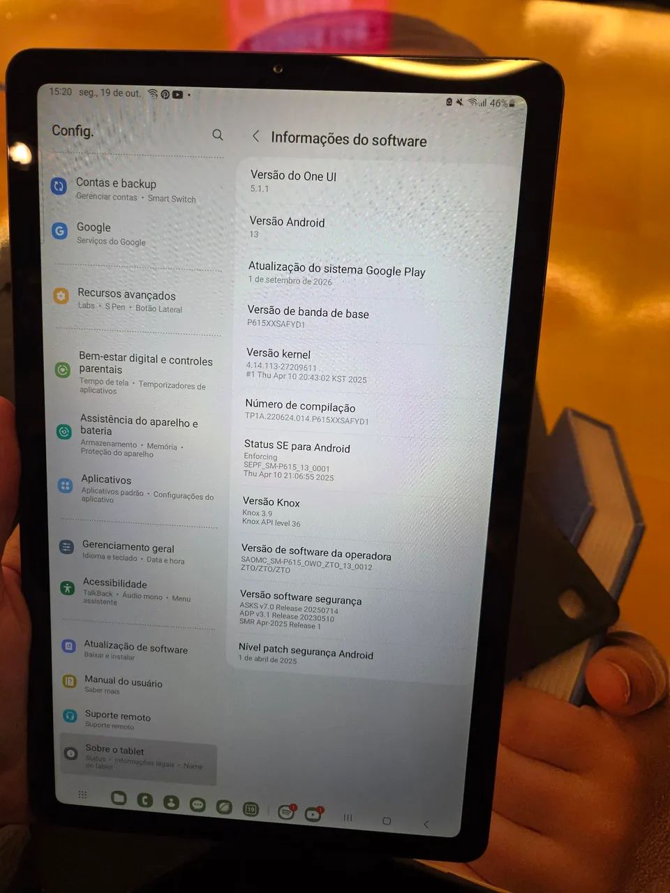 TABLET S6 LITE SAMSUMG 64GB 4GB DE RAM COM CAPA E CANETA - Foto 4