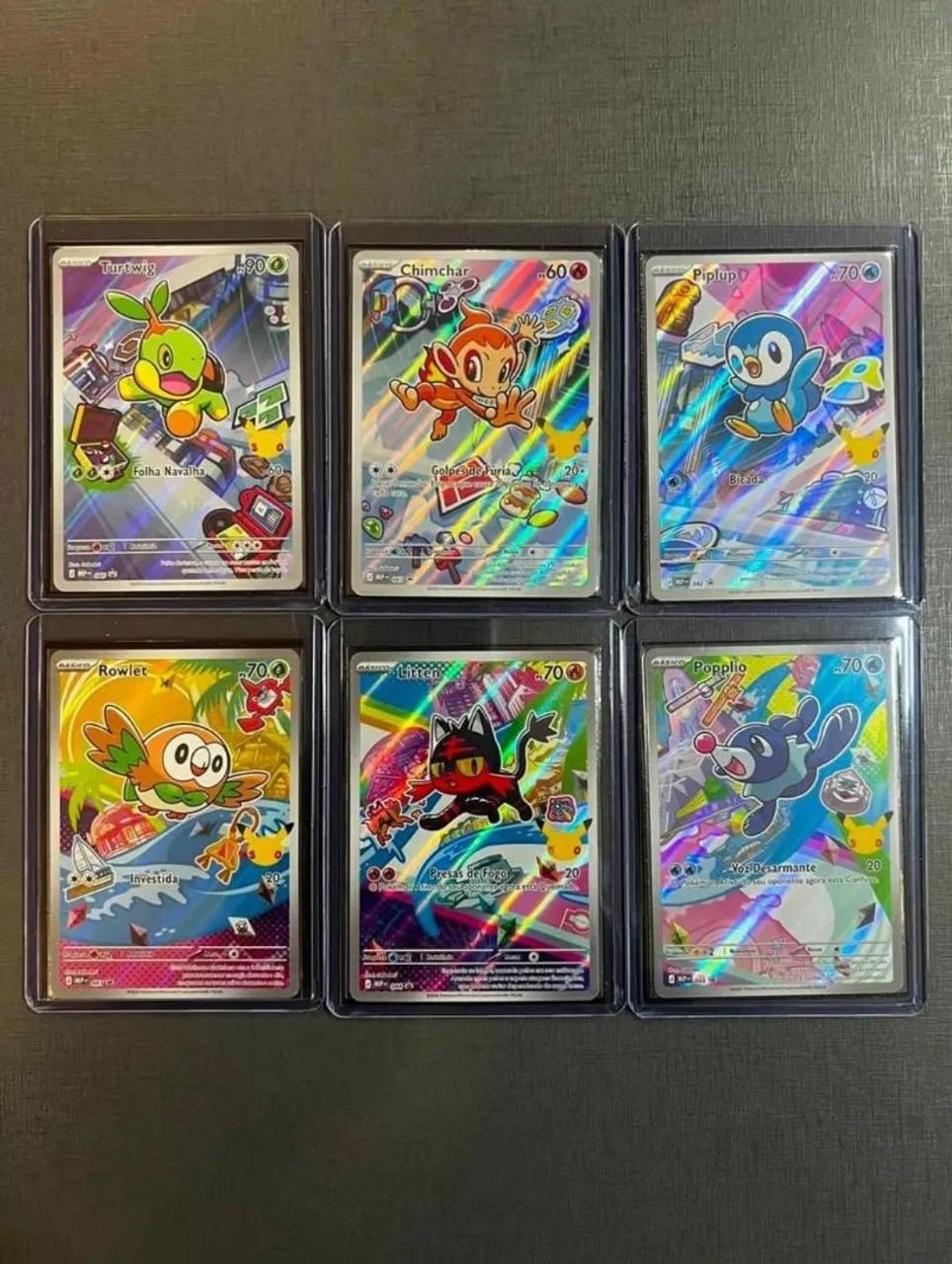 Vendo trio de sinoh e trio de alola