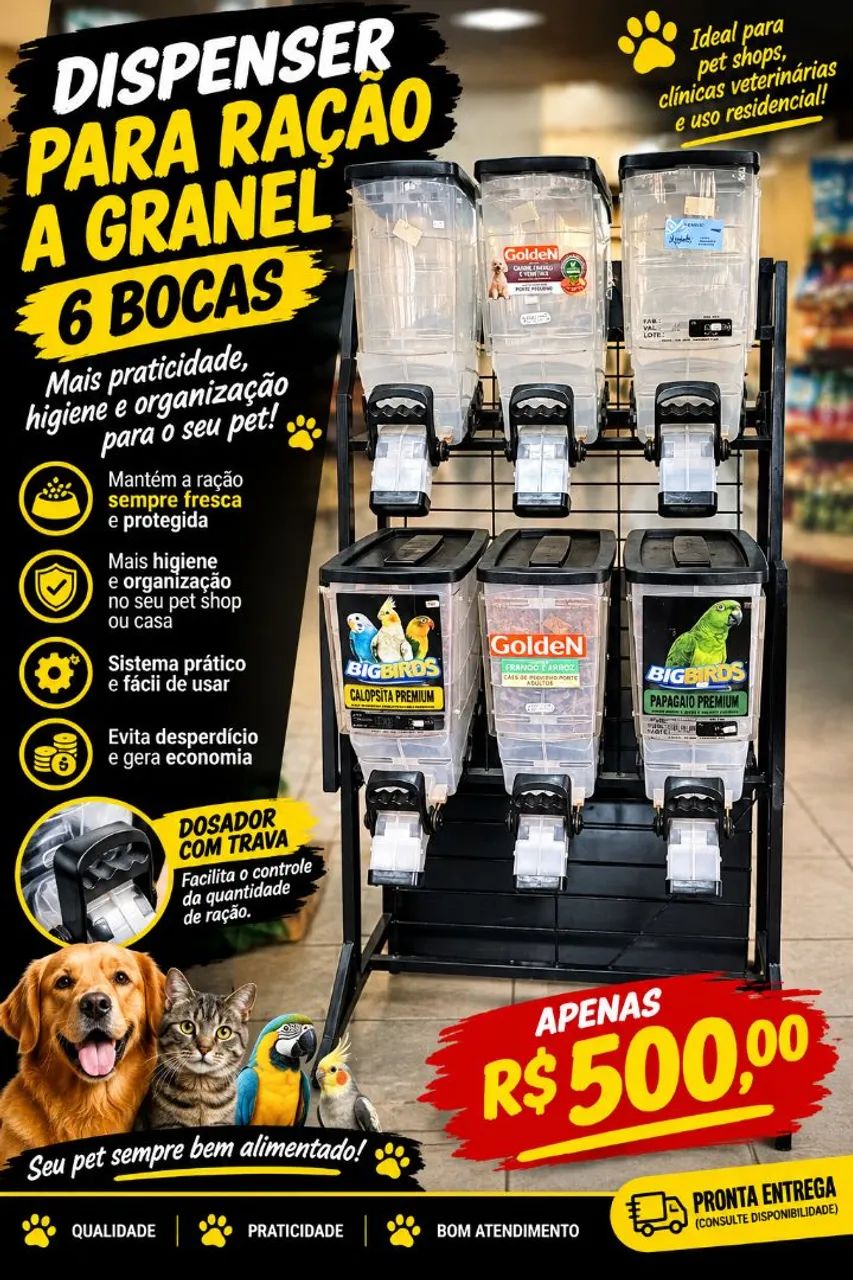 Dispenser para  ração 