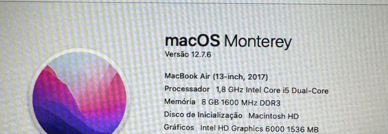 MacBook Air 2017 - SSD 128Gigas  - Foto 2
