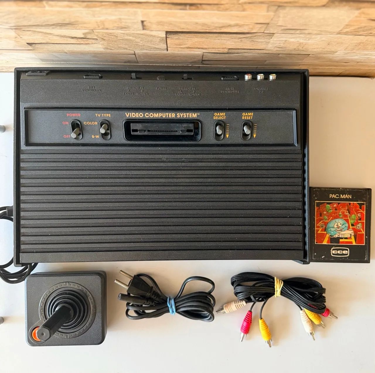 Atari 2600 Polyvox com MOD AV + Mod Fonte ( faço envio ) - Foto 2