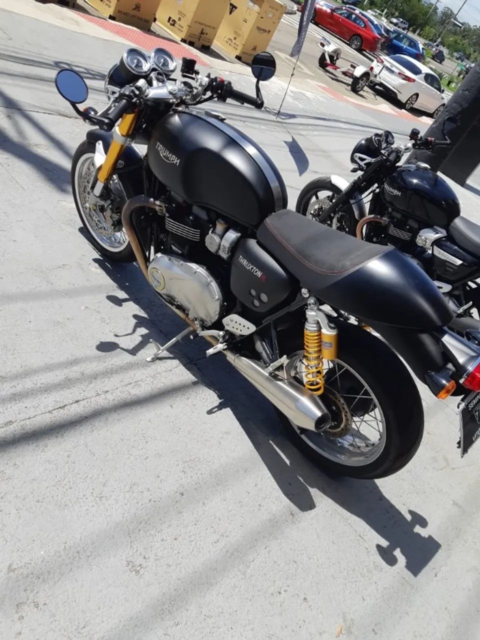 Triumph Thruxton R 1200 praticamente ZERO! - Foto 2