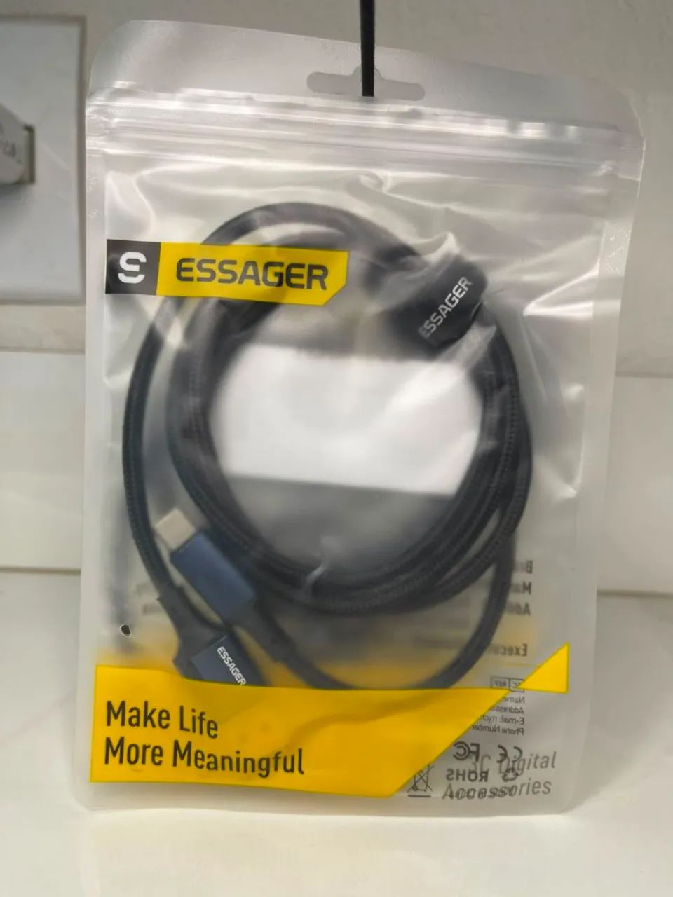 Cabo USB-C para carregamento Turbo
