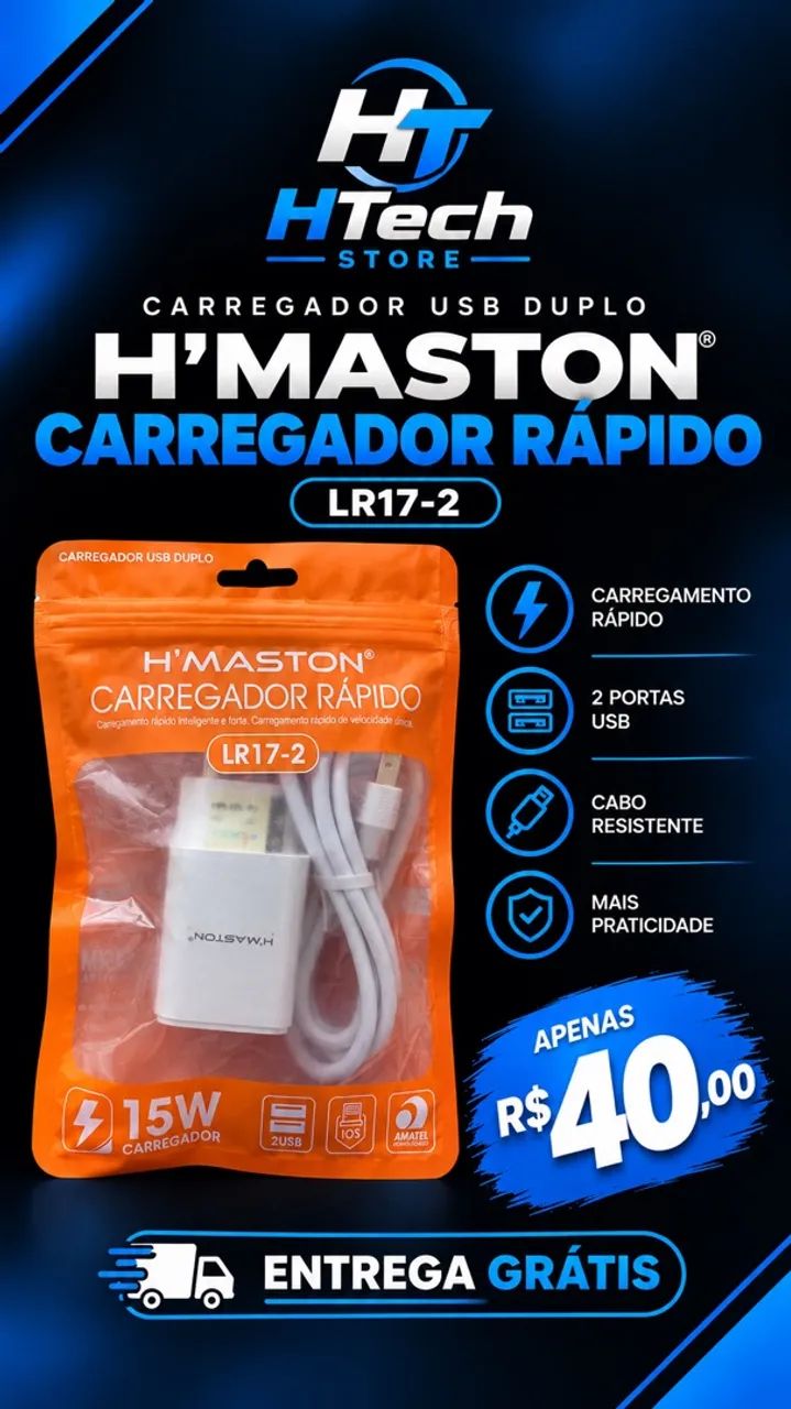Carregador HMASTON CABO IPhone  - Foto 2