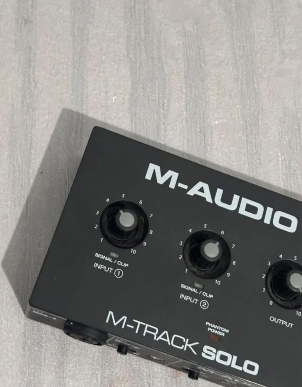 Interface De Áudio M-audio 2 Canais M-track Solo Usb Perfeita - Foto 2