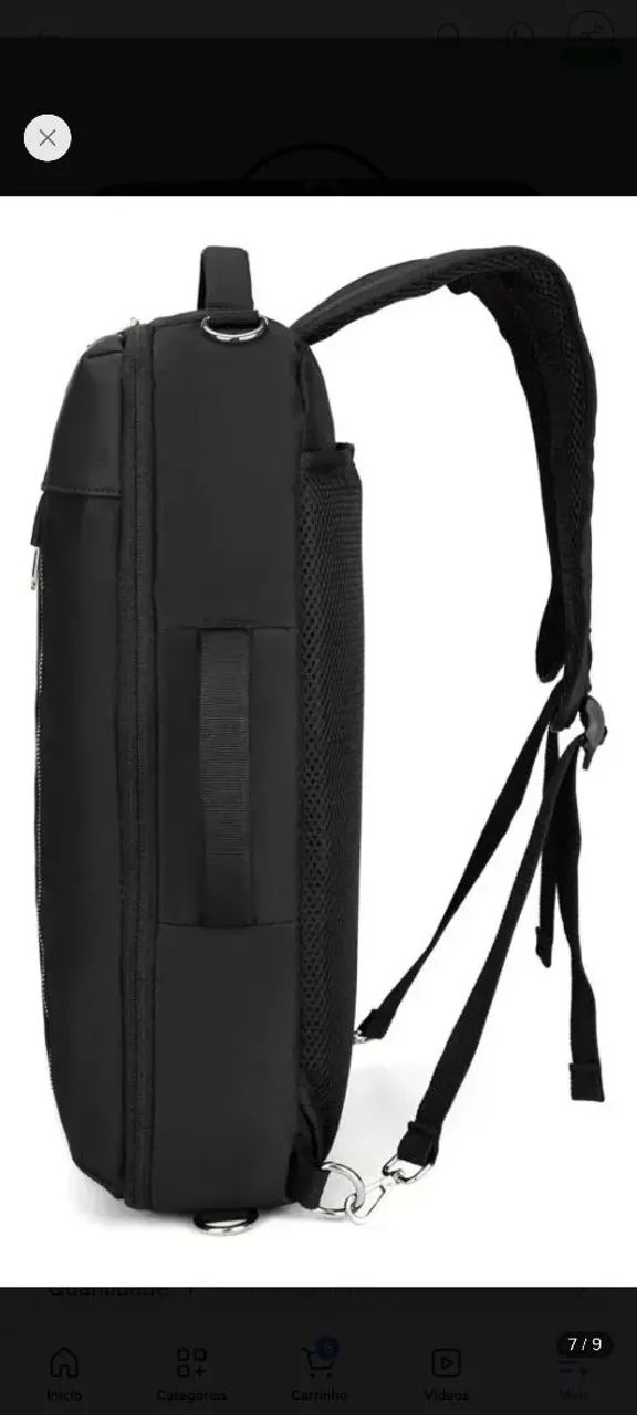 Mochila Bolsa Pasta Notebook  - Foto 5