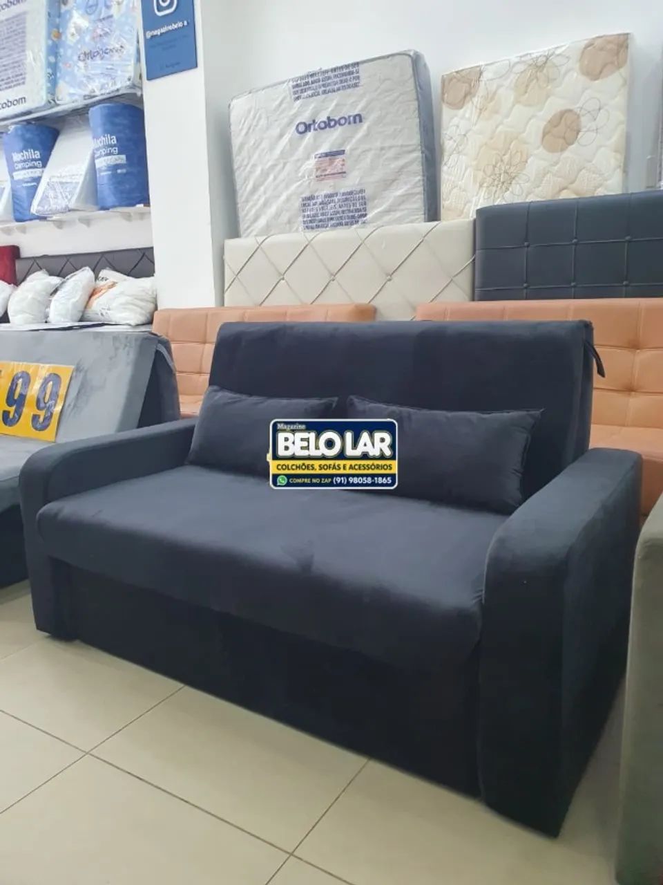 Sofá Cama Com Baú - Foto 5