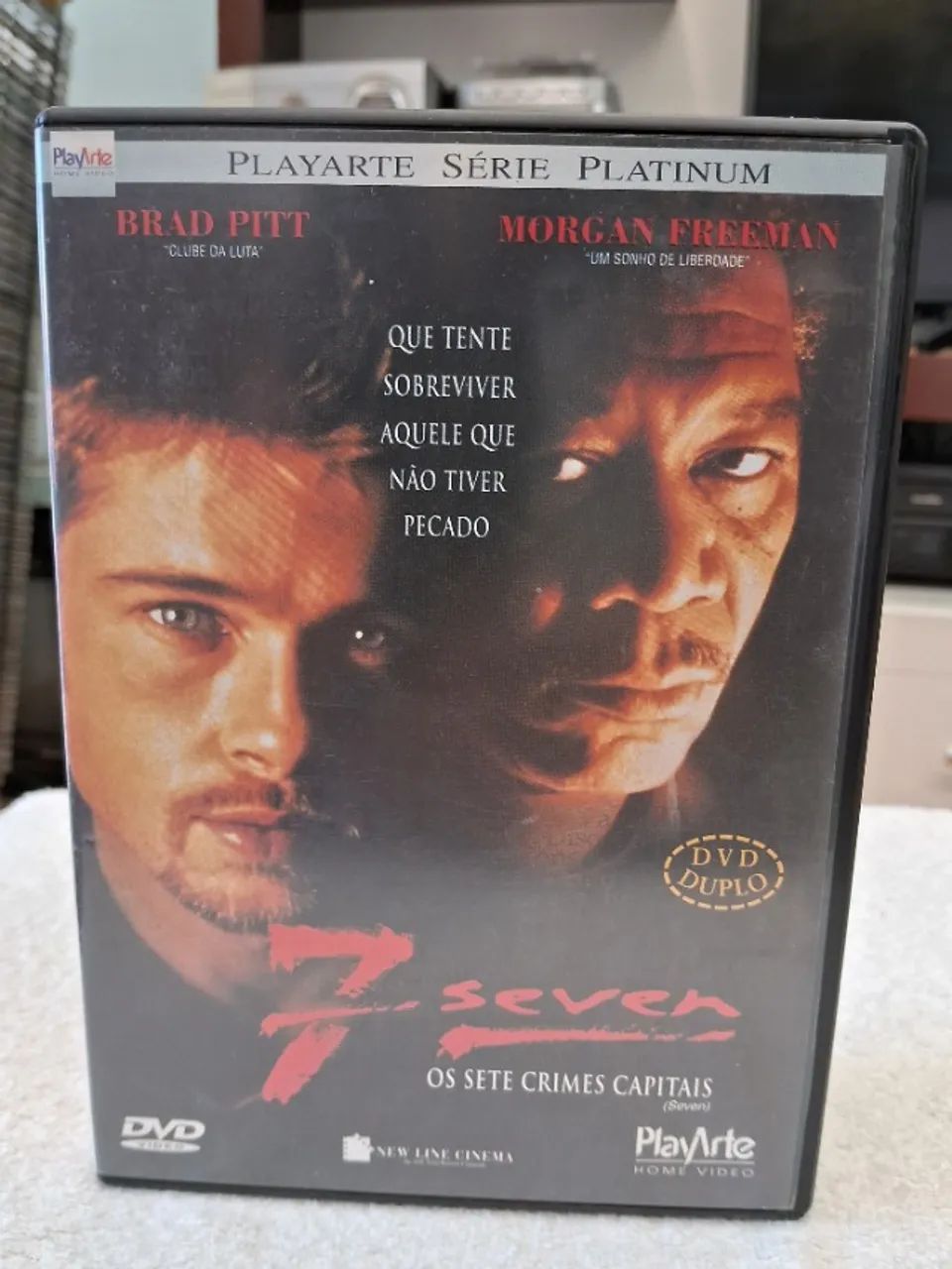 DVD Duplo 7 Seven - Os Sete Crimes Capitais - Brad Pitt