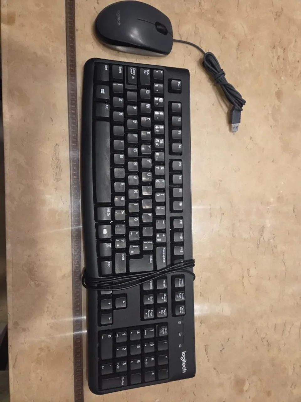 Teclado e Mouse USADOS LOGITECH para computadores - Foto 2
