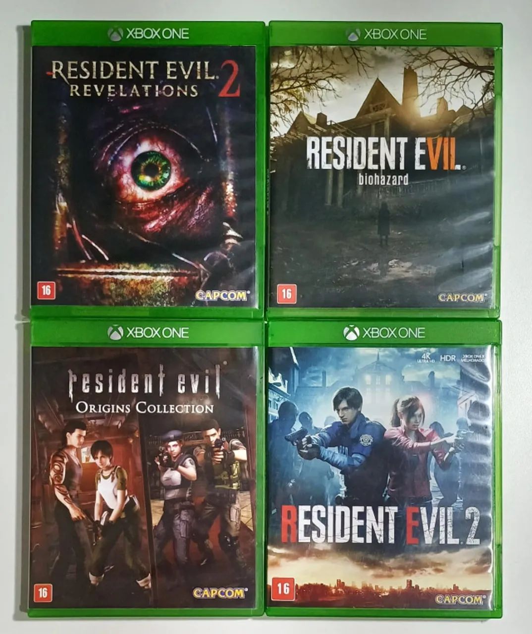 XBOX - Pack Resident Evil (4 jogos)