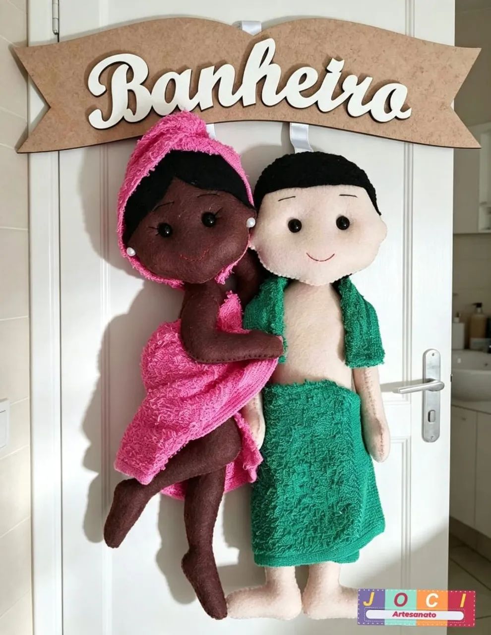 Decoração para porta de banheiro  - Foto 3