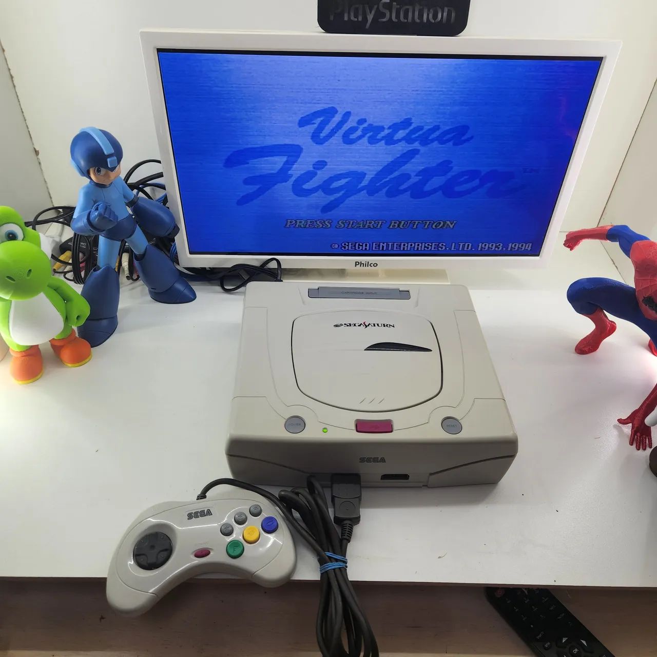 Sega saturno branco original  - Foto 2