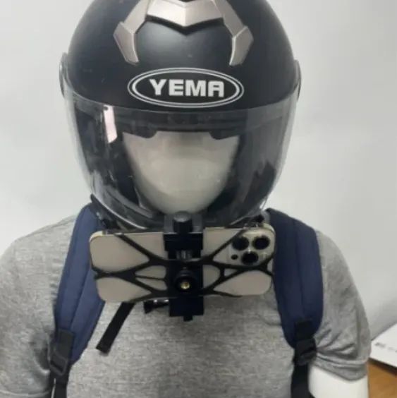 Suporte de Queixo para Capacete - Câmera de Ação/GoPro e Celular   - Foto 4