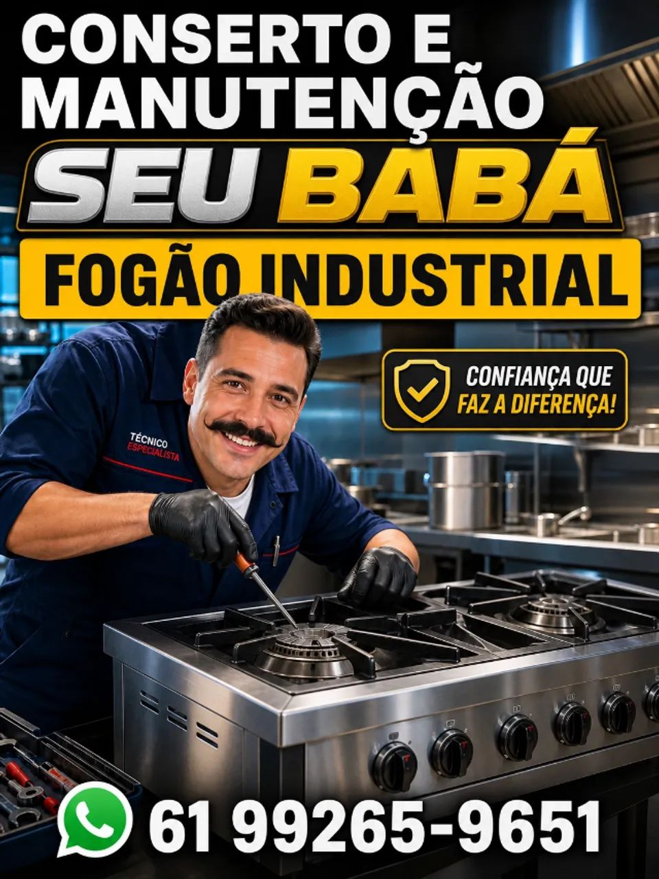 Fogao Indutrial Conserto e Manutenção Restauração 